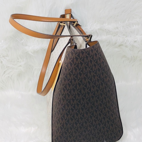 Nwt Michael Kors Kimberly LG bonded tote - Picture 5 of 8